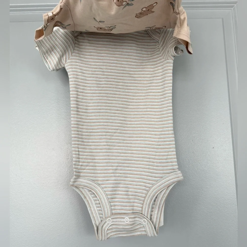 NWT Carter's 3 Pack Short-Sleeve One-Piece Bodysuits